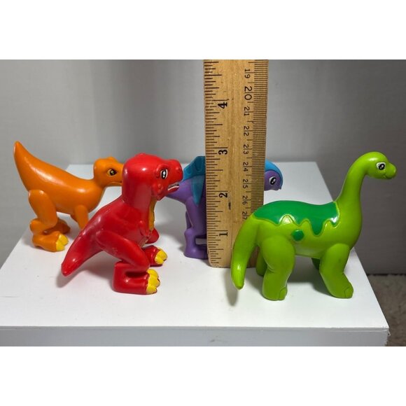 Super Duper Dinosaur Toys Set Of 4 Colorful - Picture 8 of 8